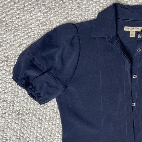 Burberry Silk Button Down Top - Picture 2 of 7